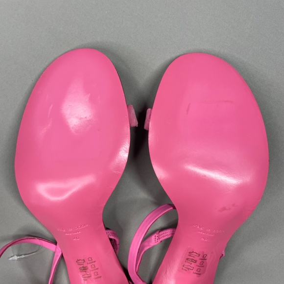 NEW Rag & Bone Shoes Womens 10 40 pink leather block heels designer cocktail - Picture 7 of 13